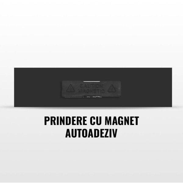 Ecuson ABS, taiere contur, gravare gratuita – prindere cu magnet