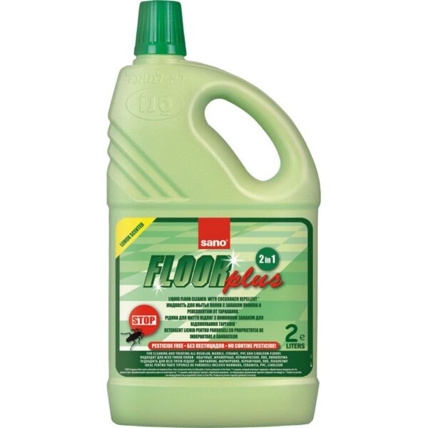 Detergent insecticid pentru pardoseli SANO Floor Plus, 2 L