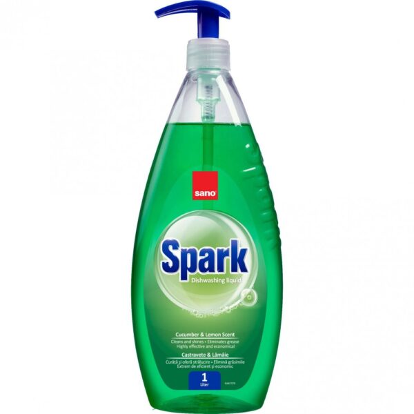 Detergent Lichid pentru vase, SANO SPARK