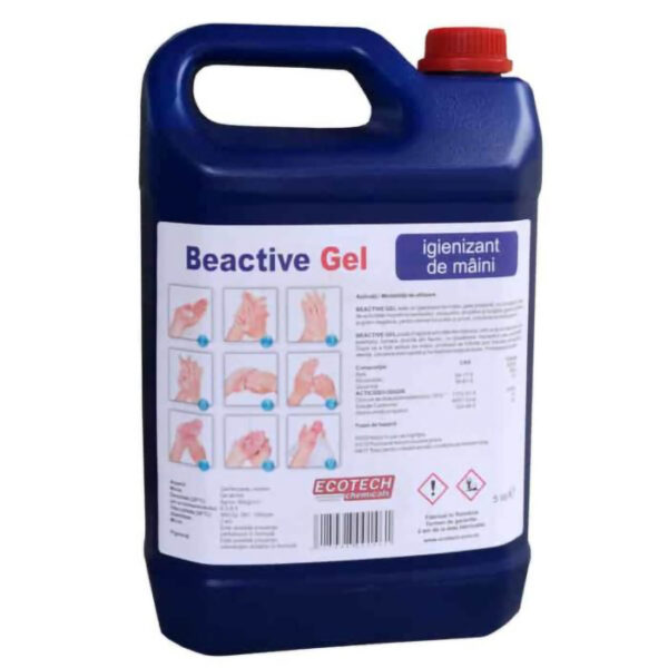 Gel de maini Beactive cu etanol si saruri cuaternare 5L