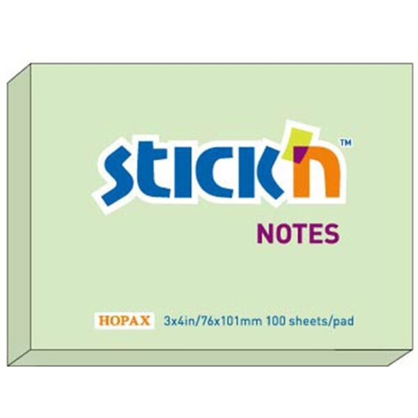 Notes autoadeziv 76 x 101 mm, 100 file, Stick”n