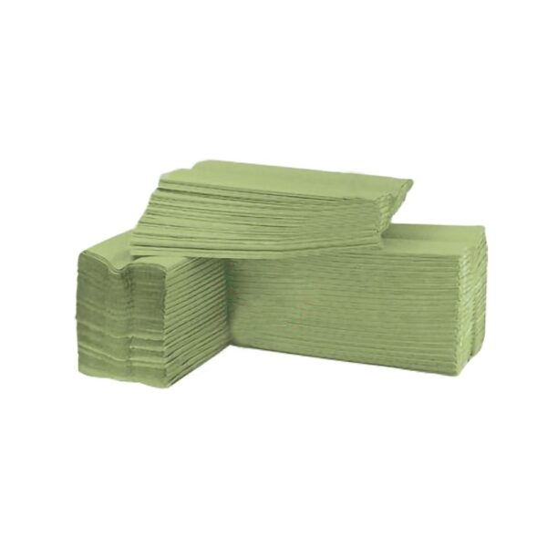 Servetele hartie pliate, 21.5x25cm, verde