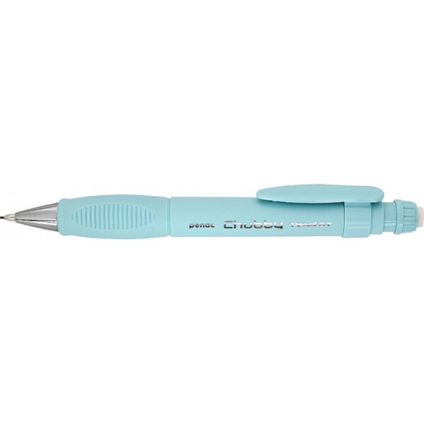 Creion mecanic PENAC Chubby, rubber grip, 0.7mm, con si varf metalic, radiera retractabila