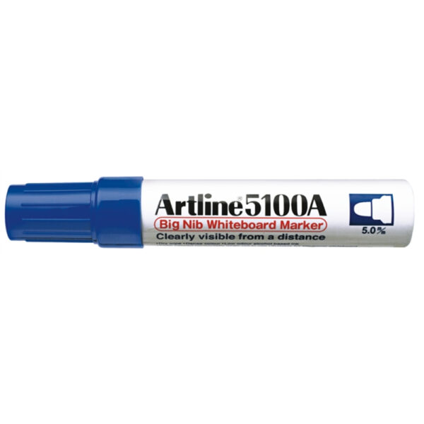 Marker pentru tabla de scris ARTLINE 5100A, corp metalic, varf rotund 5.0mm