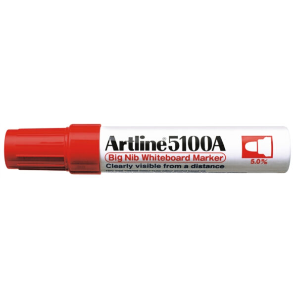 Marker pentru tabla de scris ARTLINE 5100A, corp metalic, varf rotund 5.0mm